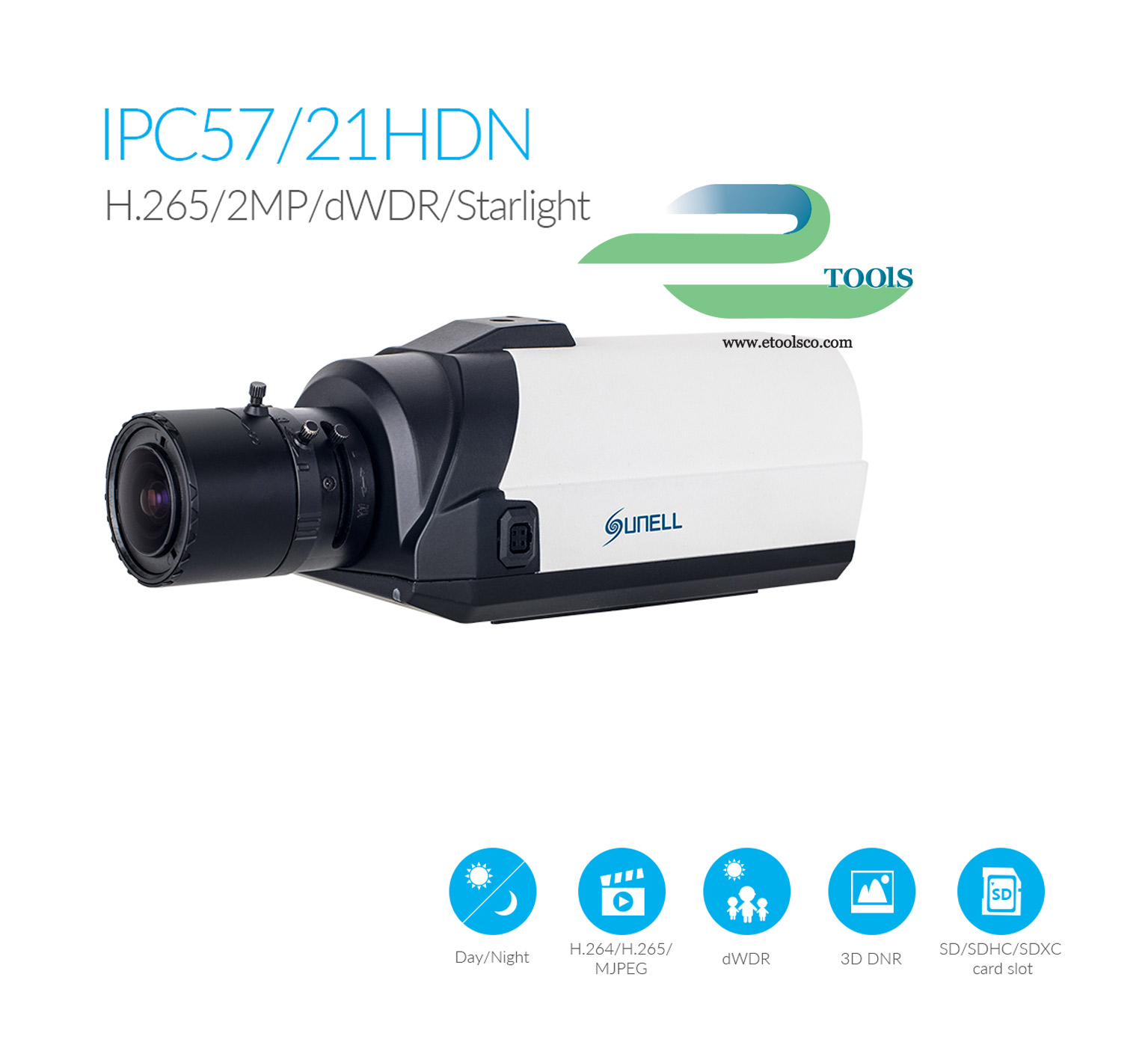 دوربین مداربسته شبکه سانل SN IPC57/21HDNF